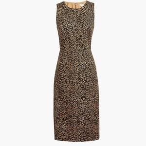 17. J. Crew Leopard Sheath Dress